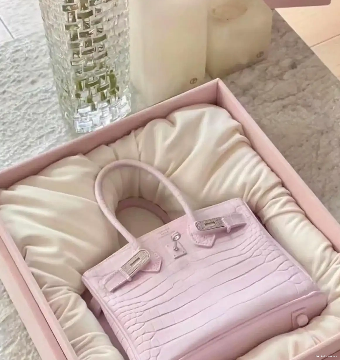 BIRKIN CUSTOM FLOWER BAG VASE 0616